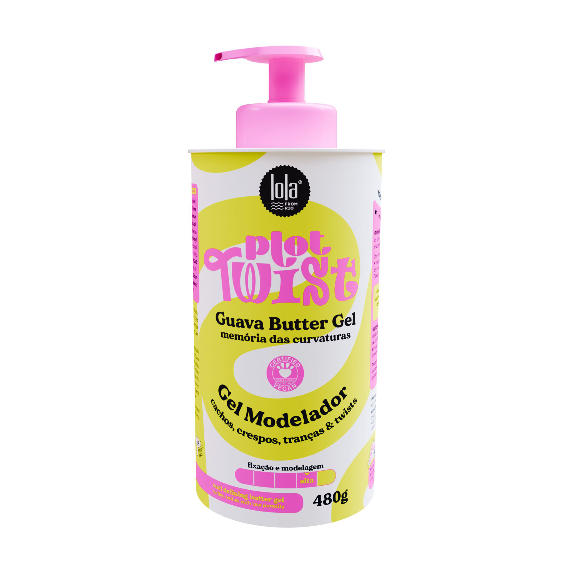 Батер-гель Lola From Rio Plot Twist Guava Butter Gel для моделювання завитків волосся, 480 г